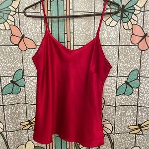 women’s silky loose fitting tank top